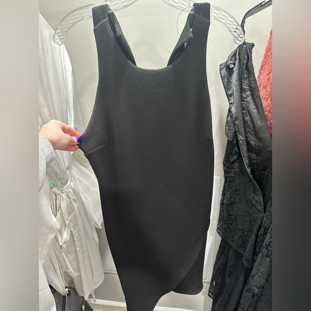 Leith Black Backless Dress